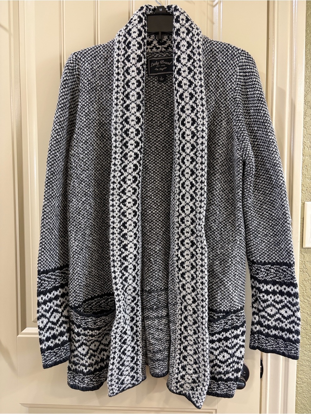 Cardigan by Lucky Brand, EUC!